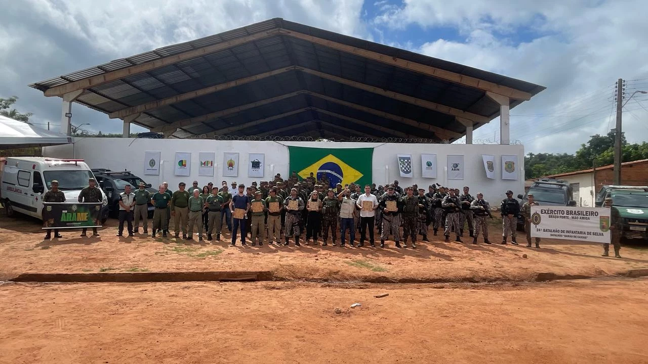 A operação teve como principais objetivos a retirada de invasores. (Foto: divulgação)