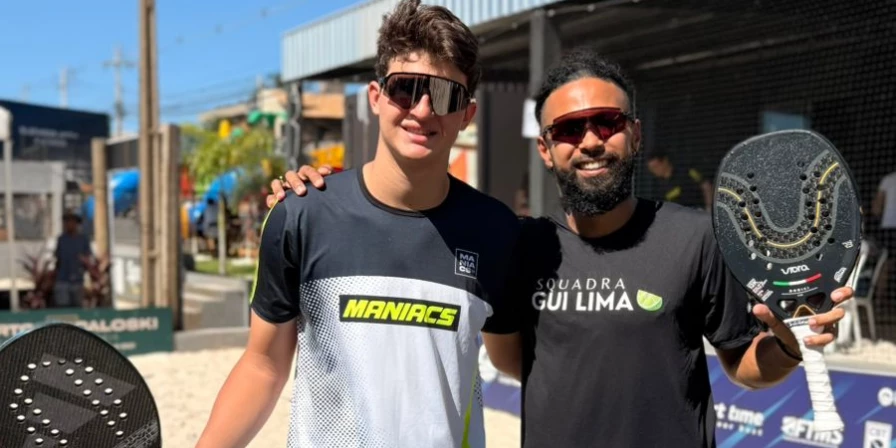 O maranhense Augusto Neto formou dupla com Guilherme Lima em Campo Grande.