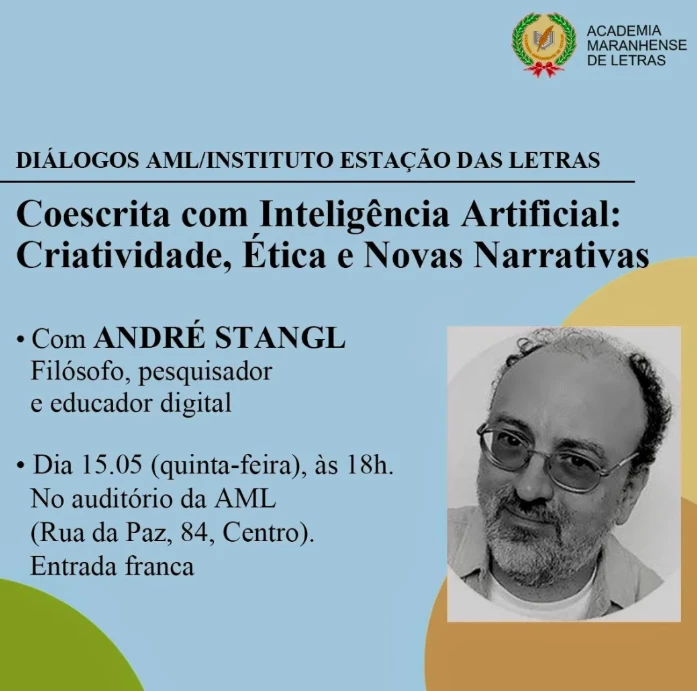 Academia Maranhense de Letras realiza palestra sobre Inteligência Artificial na escrita.