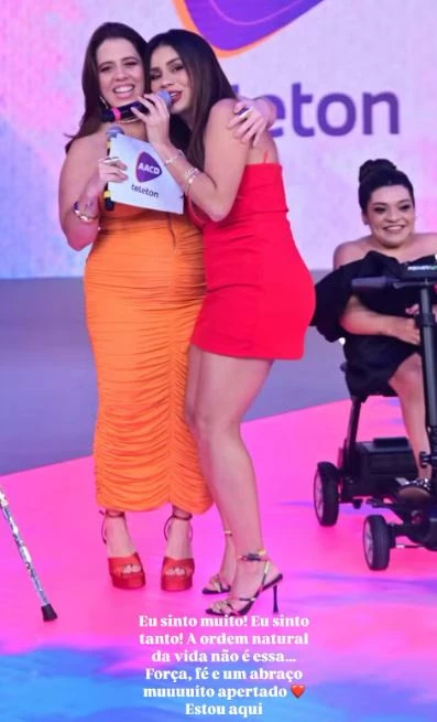 Lexa lamenta perda do bebê de Tati Machado. (Foto: Reprodução/redes sociais)
