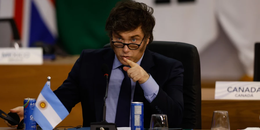 Javier Milei, presidente da Argentina.