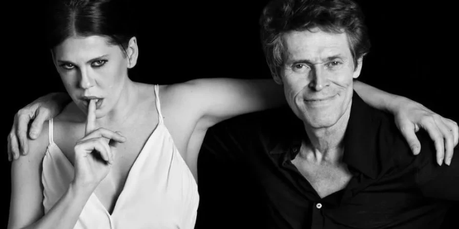 Bárbara Paz e Willem Dafoe trabalham juntos no longa "Cuddle".