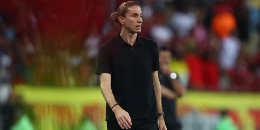 Filipe Luís, técnico do Flamengo.