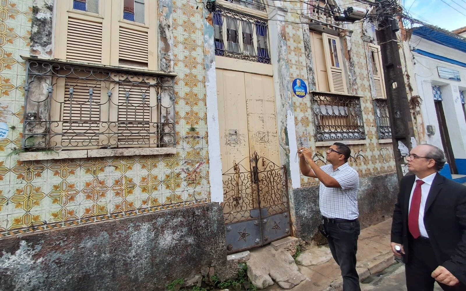 Prédio na Rua do Sol tem ocupação irregular. (Foto: divulgação / MPMA)