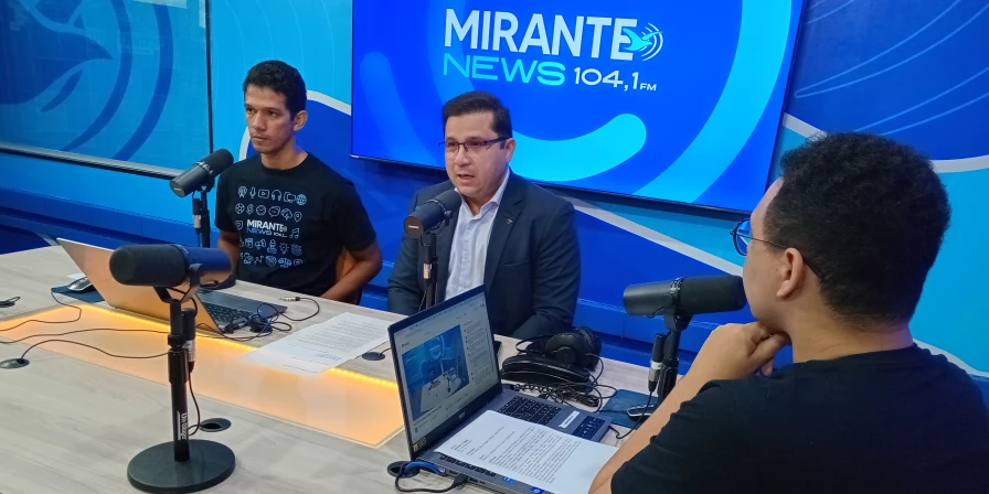O delegado da Receita Federal, Carlos Eduardo França, foi um dos entrevistados do Abrindo o Verbo.