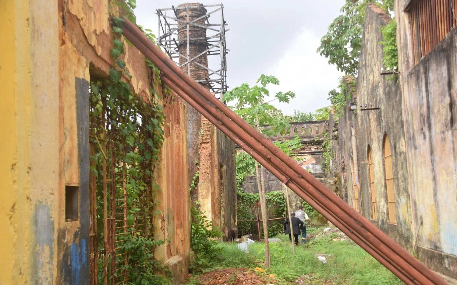 Prédio de antiga fábrica foi vistoriado pelo MPMA. (Foto: divulgação / MPMA)