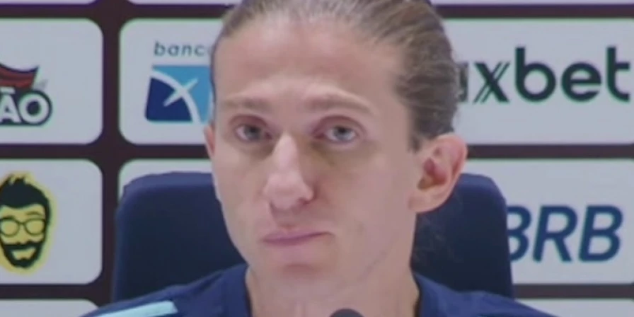 Filipe Luís, técnico do Flamengo.