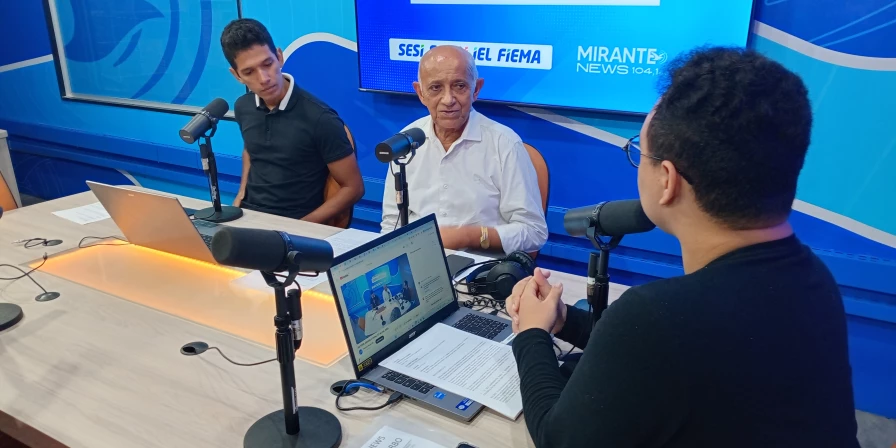O presidente da Fiema, Edilson Baldez, concede entrevista ao programa Abrindo o Verbo.