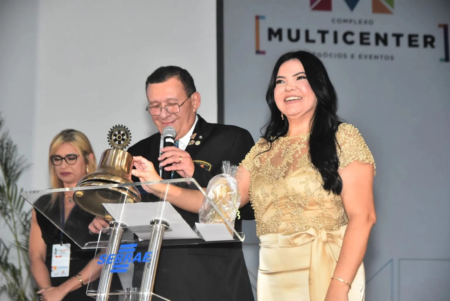 Carlos Augusto e Hélia Teixeira foram os anfitriões do evento