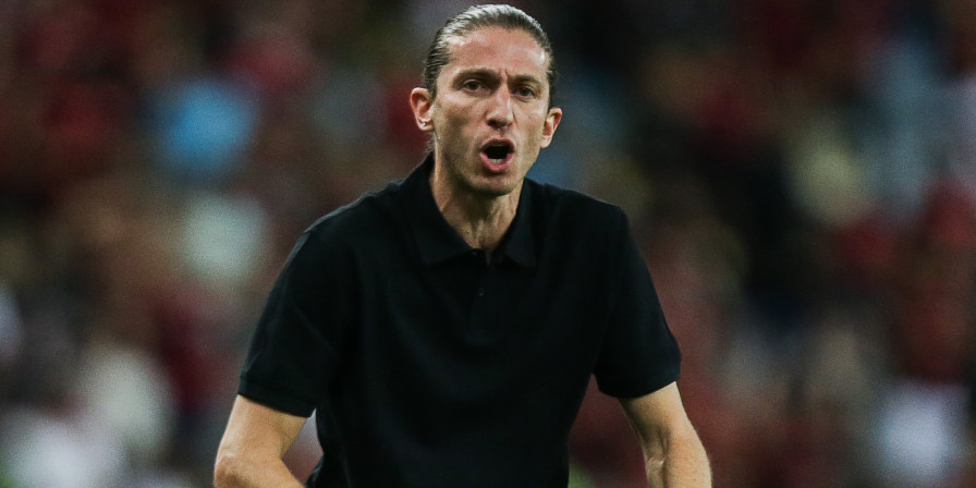 Filipe Luís, técnico do Flamengo. (Gilvan de Souza / CR Flamengo)