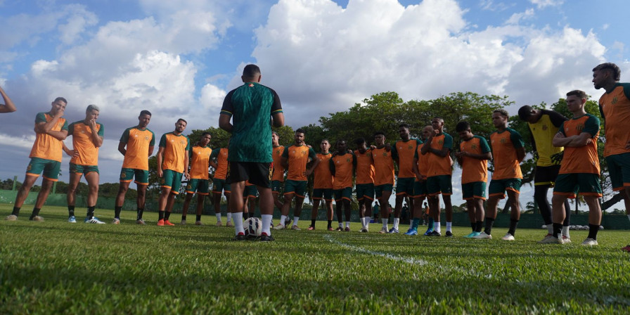 Treino do Sampaio Corrêa no CT José Carlos Macieira. (Ronald Felipe / Sampaio Corrêa FC)