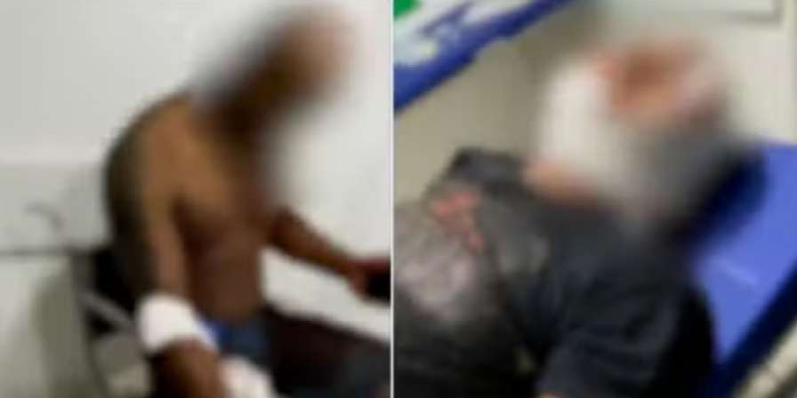 Após o ataque, as vítimas receberam os primeiros atendimentos na UPA do Maiobão e, depois, foram encaminhadas para unidades hospitalares. (Foto: Reprodução/TV Mirante)