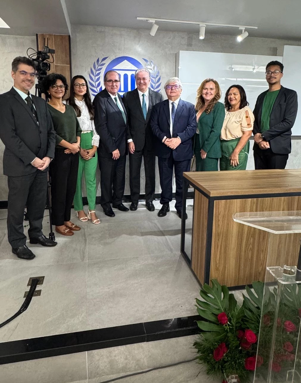 No evento, o Ministro Herman Benjamin, os desembargadores Ricardo Duailibe e Froz Sobrinho, a juíza Tereza Cristina Mendes, Rodrigo Smith e demais assessores da Coordenadoria de Sustentabilidade e Responsabilidade Social