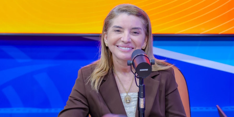 A presidente da Assembleia Legislativa, Iracema, concede entrevista ao Abrindo o Verbo.