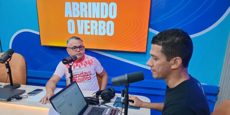 O presidente do Lendas e Magias, Valkilmer Monteiro, foi um dos entrevistados do Abrindo o Verbo.