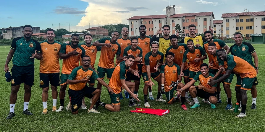 Treino do Sampaio Corrêa.