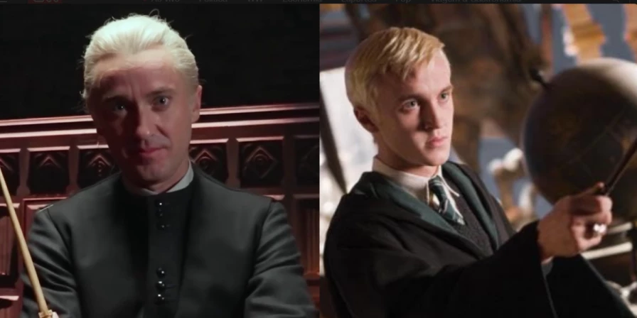 Tom Felton revive personagem Draco Malfoy na Broadway.