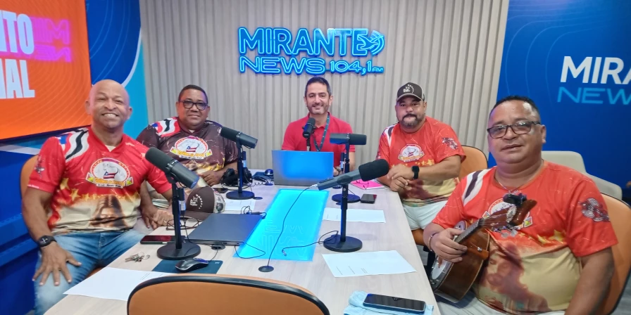 Os integrantes do Boi Brilho da Terra concederam entrevista no Ponto Final.