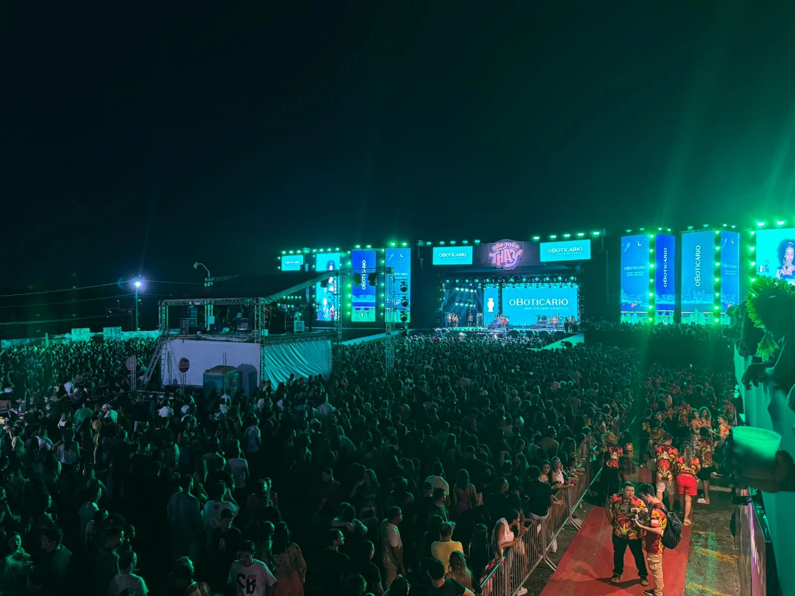 Multidão celebra a cultura maranhense no encerramento do São João da Thay 2025. (Foto: Imirante.com)