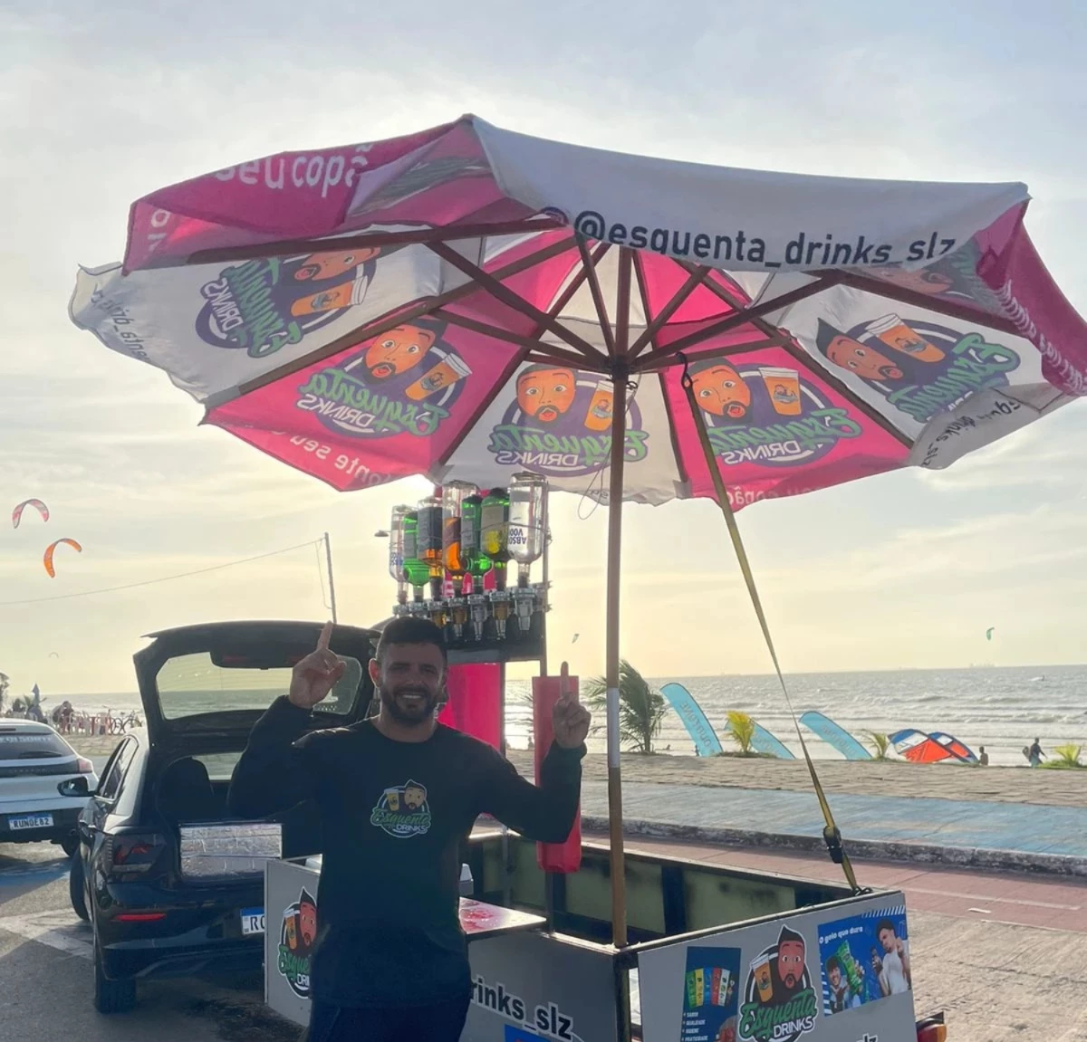 Empreendedor aposta em negócio inovador para a degustação de drinks em São Luís. (Foto: arquivo pessoal)