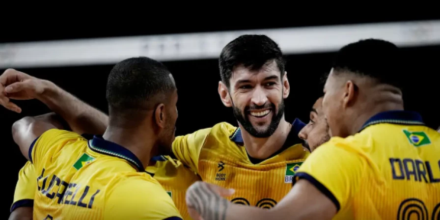 Seleção brasileira masculina de vôlei.