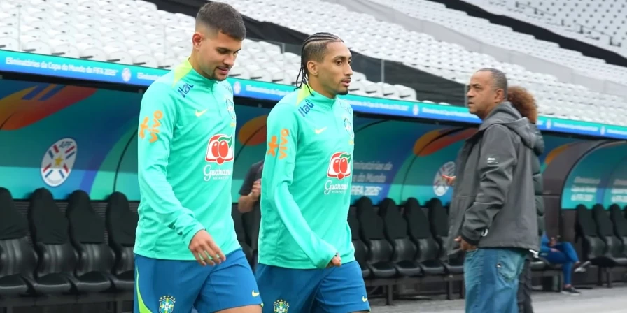 Treino da Seleção Brasileira.