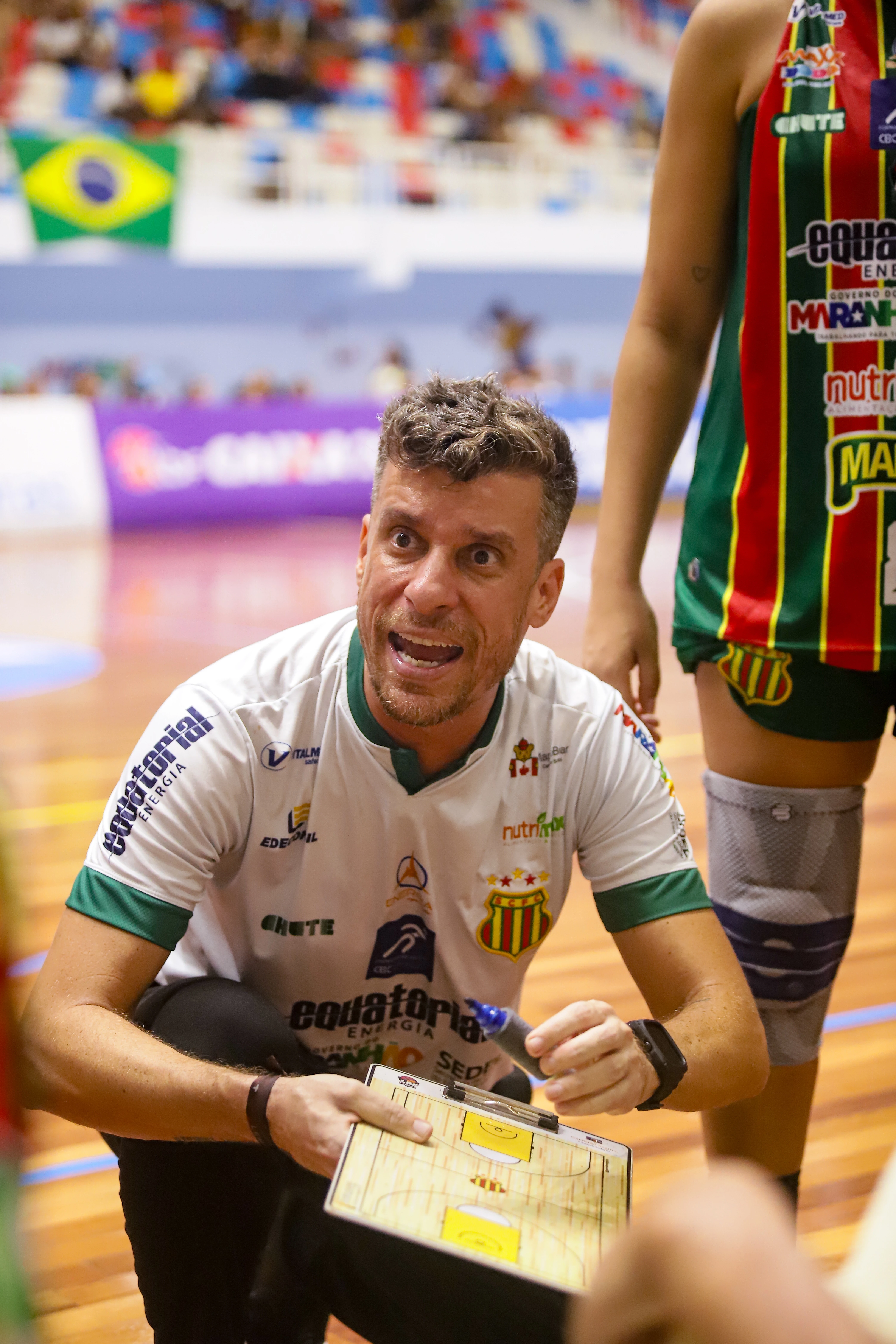 Desde que retornou ao tricolor maranhense, Rodrigo Galego está invicto com o time maranhense (Crédito: João Marcos)
