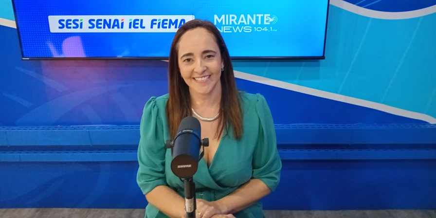 A presidente do SIAMA, Ana Paula Grolli, foi uma das entrevistadas do Abrindo o Verbo.
