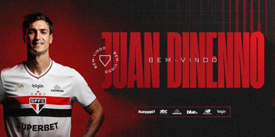 Juan Dinenno, atacante do São Paulo.