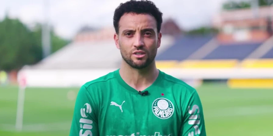 Felipe Anderson, meia-atacante do Palmeiras.