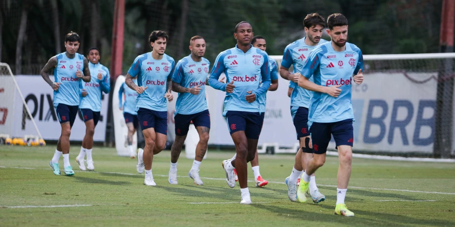 Treino do Flamengo.