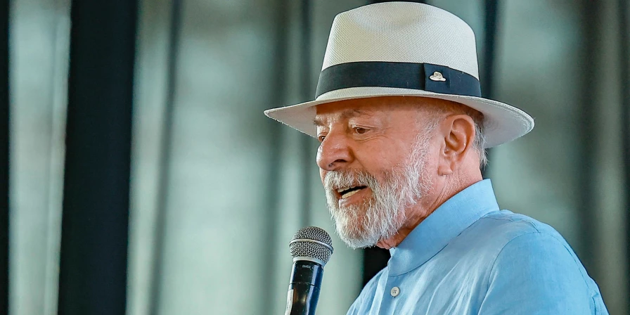 O presidente Luiz Inácio Lula da Silva.