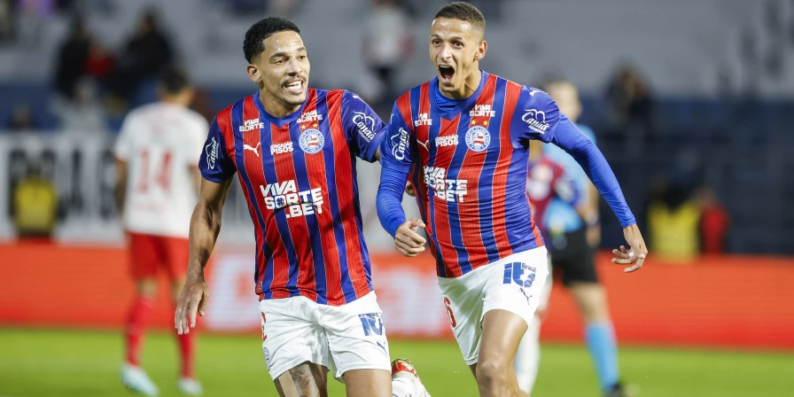 O Bahia bateu o Bragantino pelo Campeonato Brasileiro.