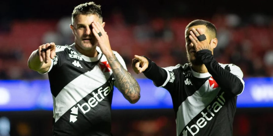 O Vasco venceu o São Paulo pelo Campeonato Brasileiro.
