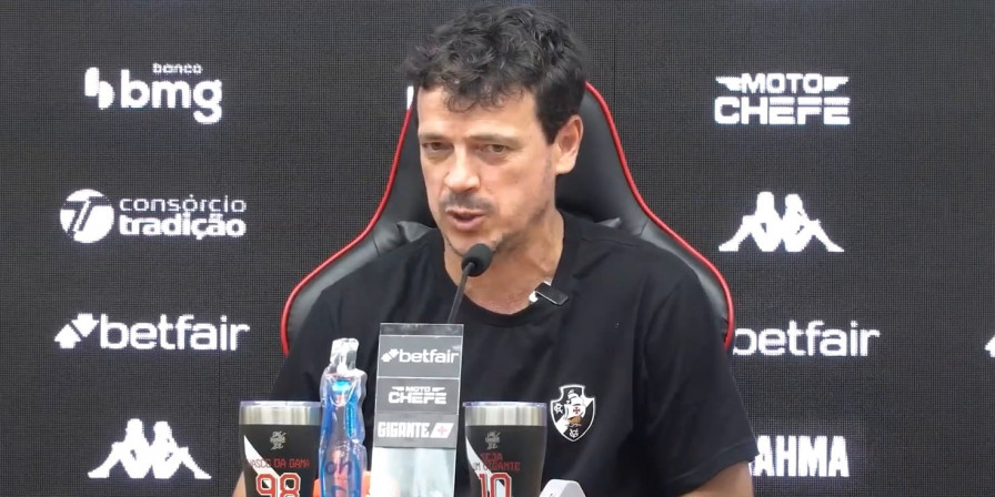 Fernando Diniz, técnico do Vasco. (Reprodução)