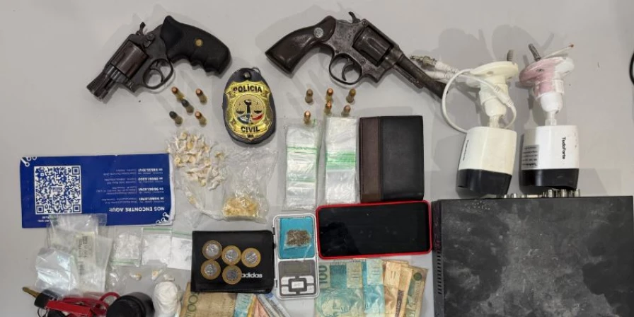 Material apreendido pela Polícia Civil do Maranhão.