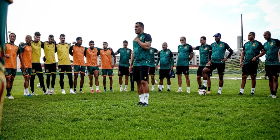 Treino do Sampaio Corrêa.