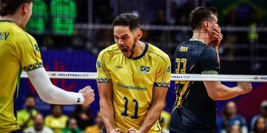 O Brasil derrotou a Ucrânia de virada no Maracanãzinho.