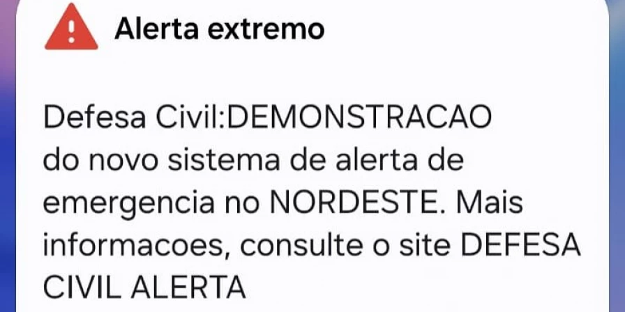 Teste do Defesa Civil Alerta ocorreu em quatro cidades do Maranhão na tarde deste sábado (14).