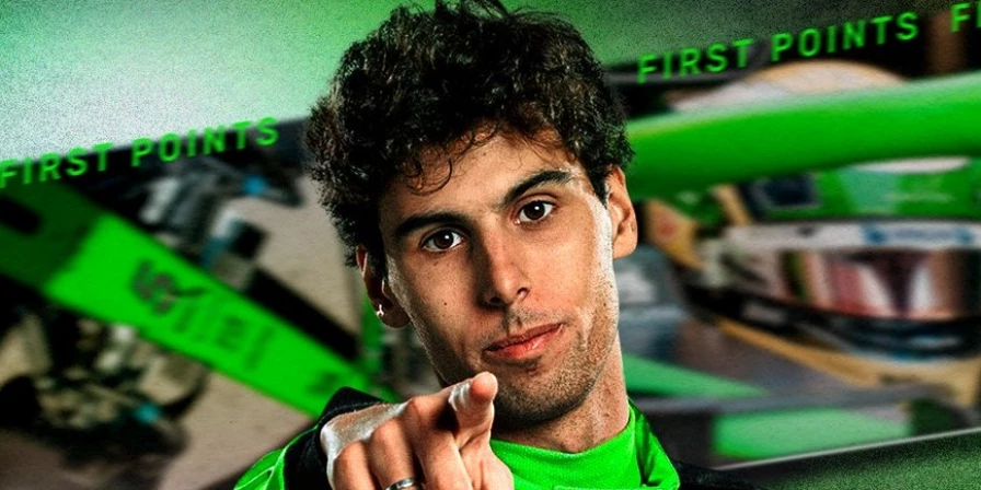 O piloto brasileiro Gabriel Bortoleto.