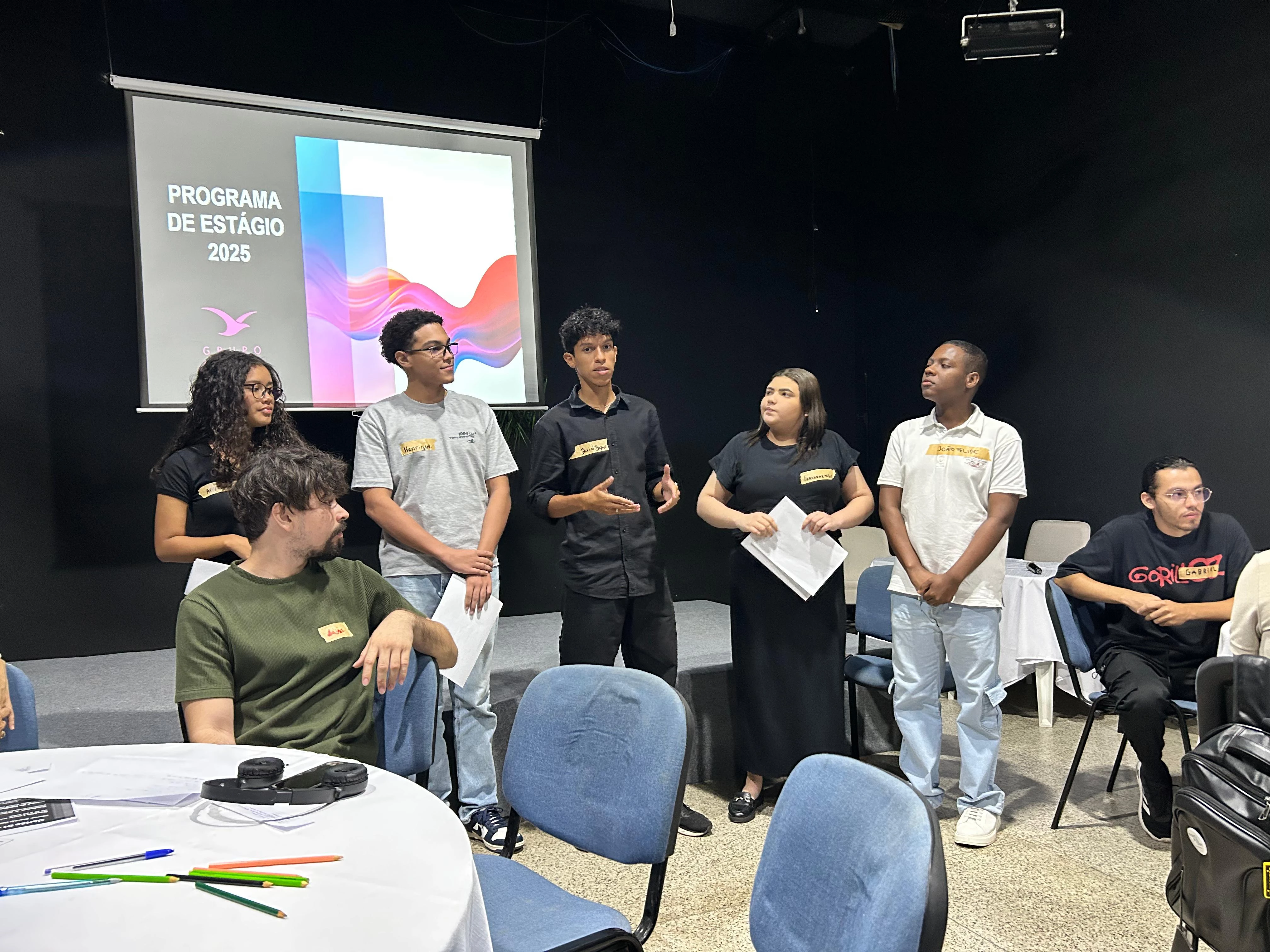 Estudantes participam de triagem na Mirante. Foto: Divulgação