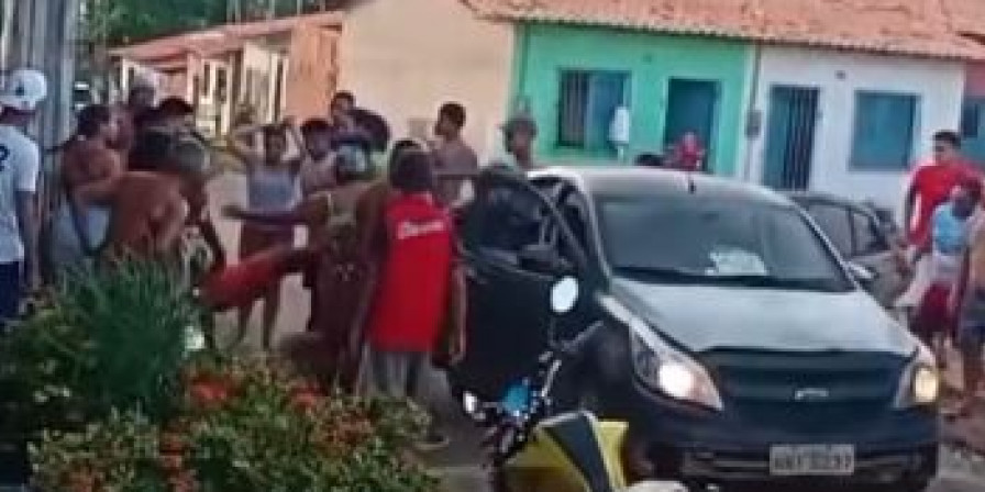 Tiroteio em barbearia de São José de Ribamar. (Foto: Reprodução/Redes sociais)