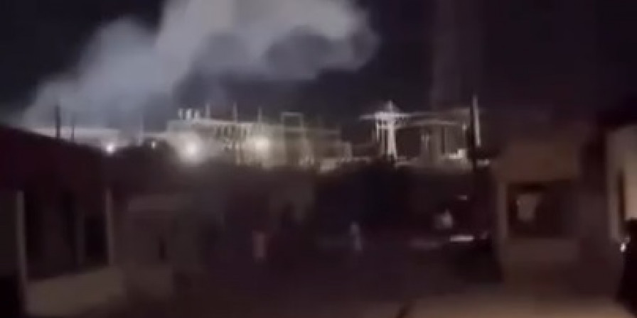 Subestação de Peritoró explodiu na noite desta quarta-feira (6). (Reprodução)