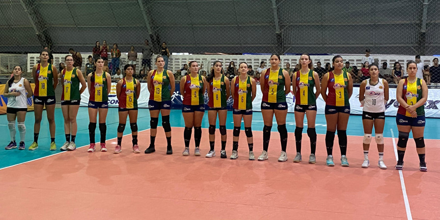 O Sampaio Corrêa é um dos representantes do Maranhão na Superliga C de Vôlei Feminino / Nordeste 2. (Anderson Birino / TV Mirante)