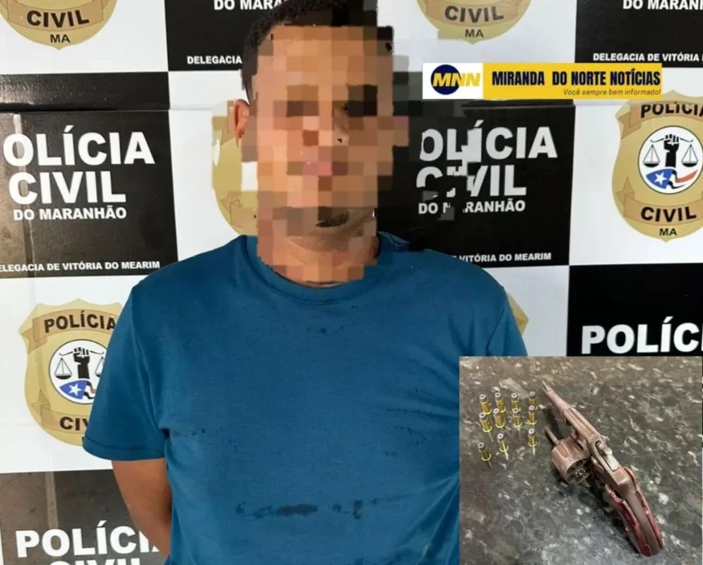 Jovem tenta matar ex-namorada em Miranda do Norte e é preso.