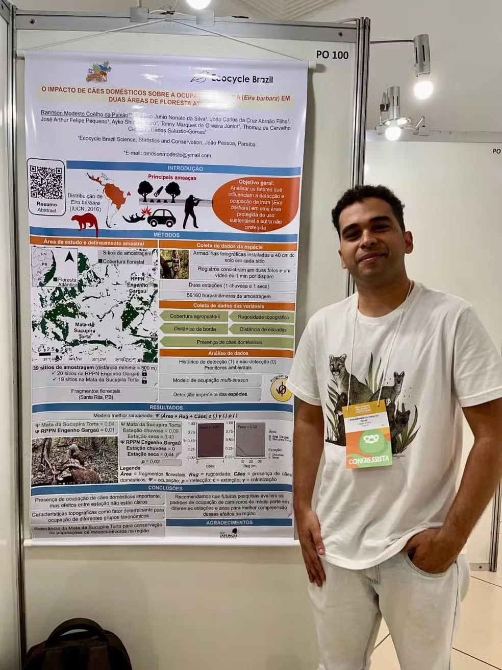 Pesquisador Randson Modesto Coêlho da Paixão, autor principal do estudo. (Foto: Divulgação/Uema)