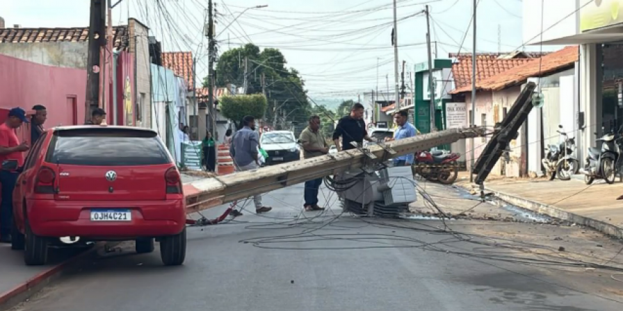 Acidente em Balsas Interrompe Fornecimento de Energia em Área Comercial