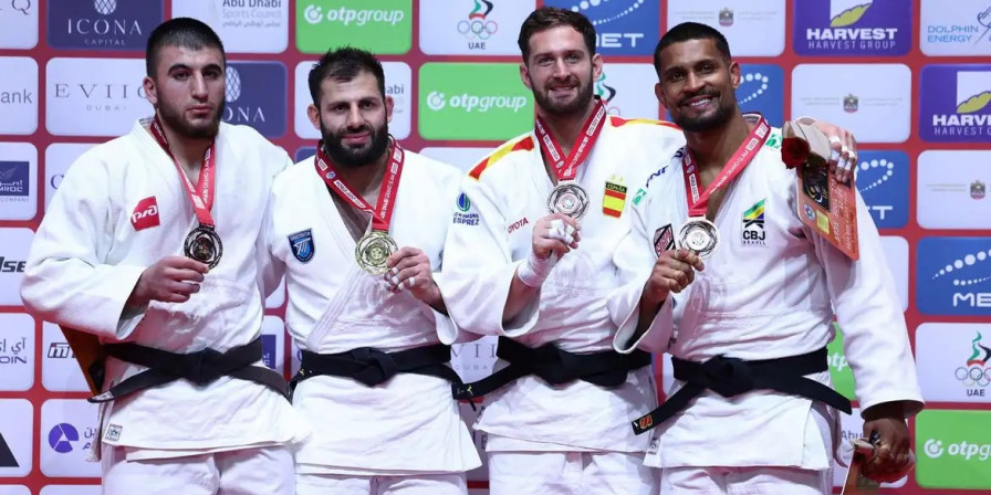 Judocas brasileiros brilham no Grand Slam de Abu Dhabi e conquistam três medalhas de bronze