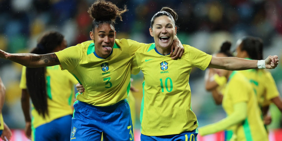 Brasil Feminino encerra temporada 2025 com goleada sobre Portugal
