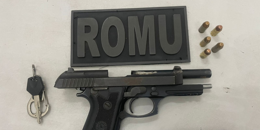 Dupla é presa com arma de fogo após perseguição em São Luís